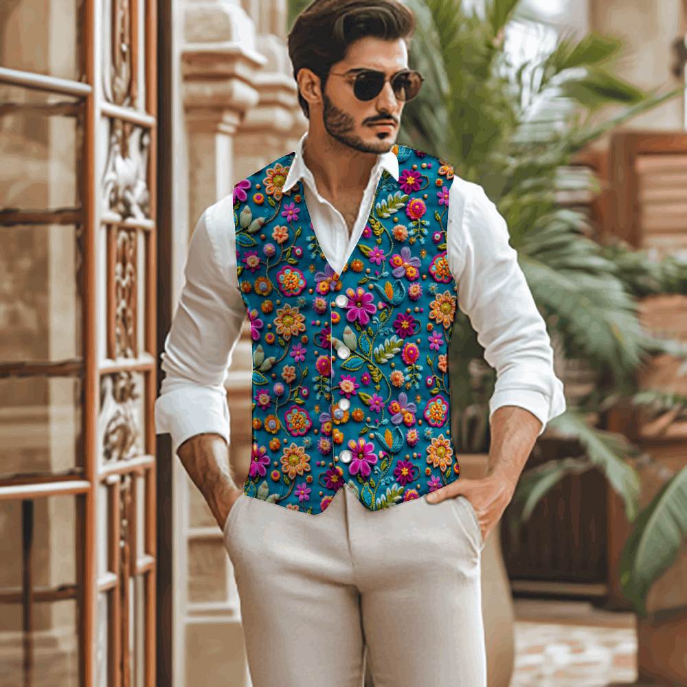 Stylish and breathable, this men's waistcoat offers all-day comfort and can be dressed up or down for various occasions. theshithotcompany