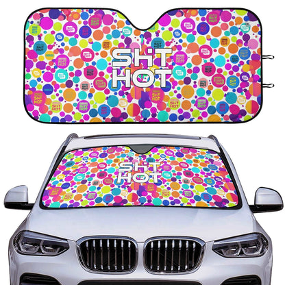 UV Windscreen Shades for Cars and SUVs – Bubbles by ShitHot, fun UV protection for your car. theshithotcompany