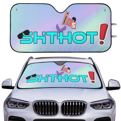 UV Windscreen Shades for Cars and SUVs – Shit It's Hot Cyan by ShitHot, vibrant UV protection. theshithotcompany