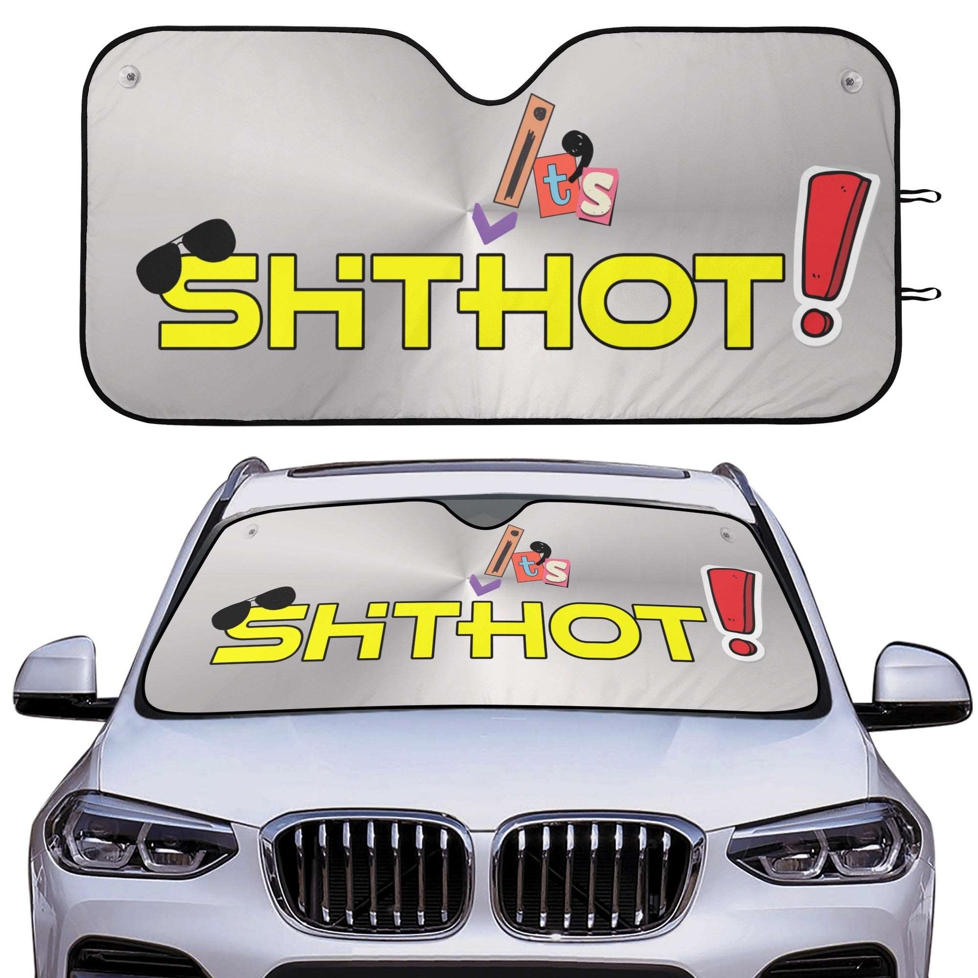 Vehicle Sun Shade - Shit its Hot Yellow - theshithotcompany