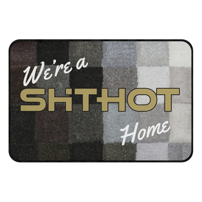 ShitHot Doormat Black & White - We're A ShitHot Home