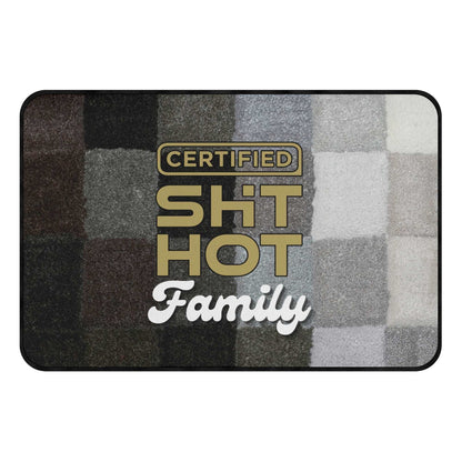 Certified ShitHot Doormat Black & White - Certified ShitHot Family