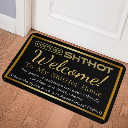 Certified ShitHot Doormat - Alphabetical Spice Rack
