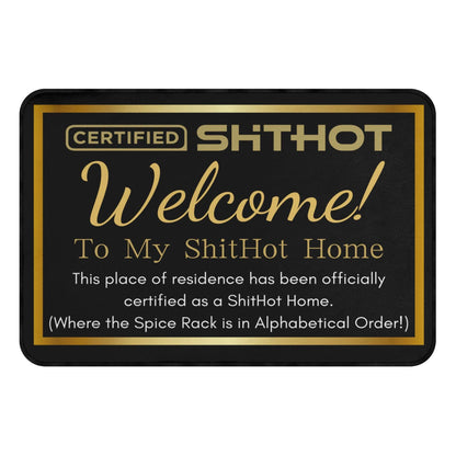 Certified ShitHot Doormat - Alphabetical Spice Rack