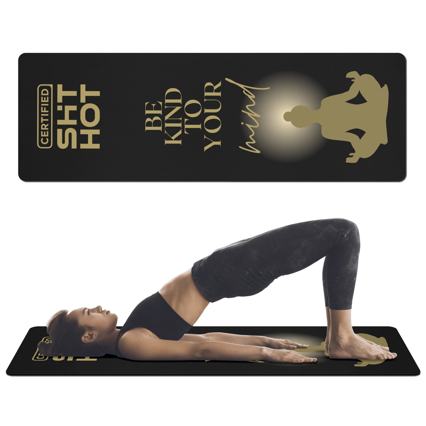 Certified ShitHot Yoga Mat 4mm - Mind