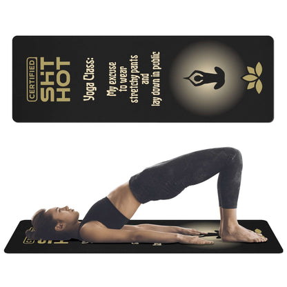 Certified ShitHot Yoga Mat 4mm - Yoga Class