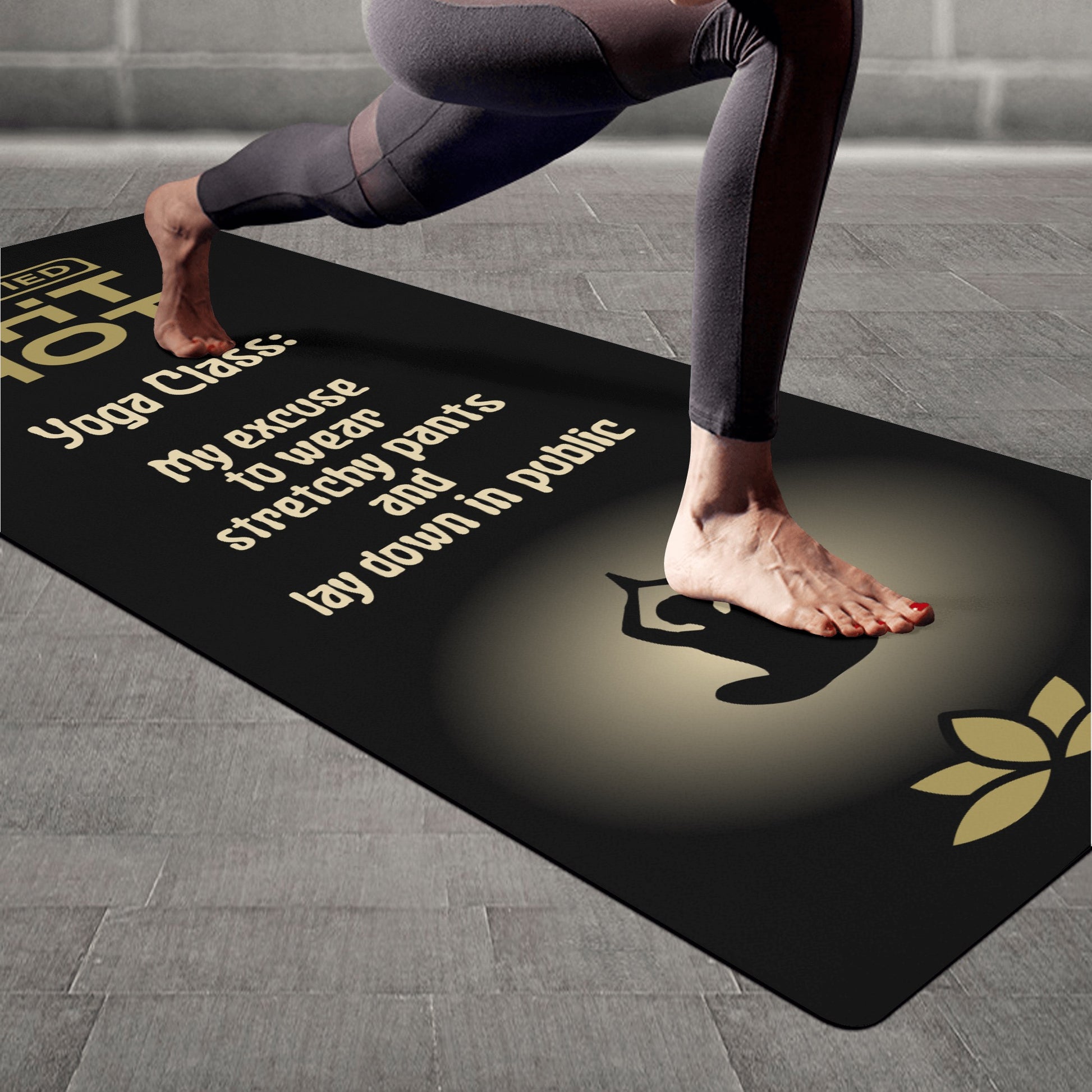 Certified ShitHot Yoga Mat 4mm - Yoga Class