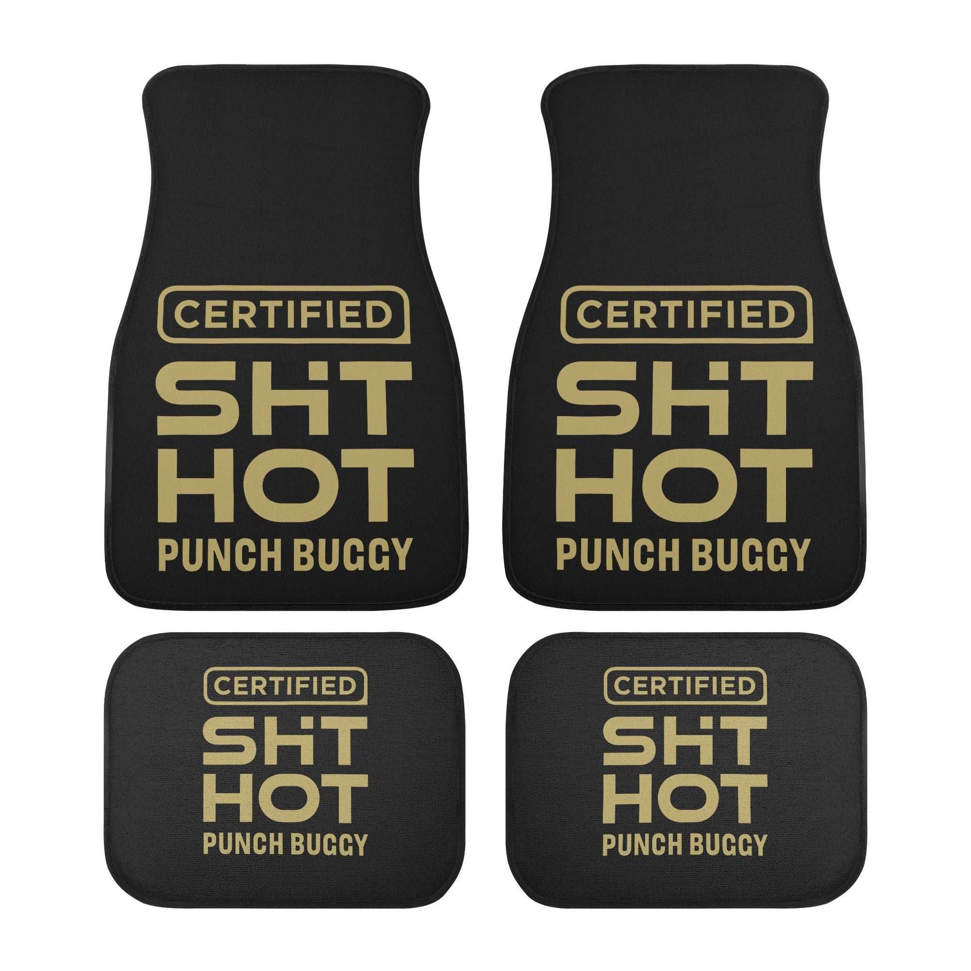 Certified ShitHot Car Floor Mats (Set of 4) - Punch Buggy