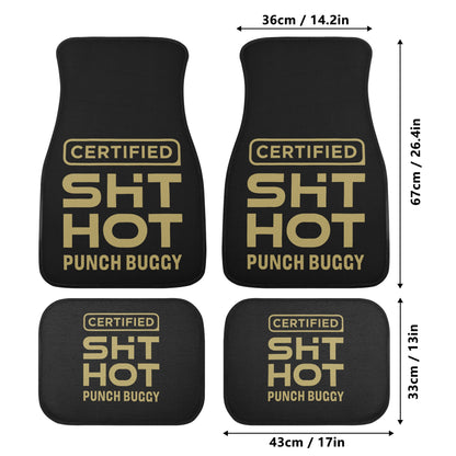 Certified ShitHot Car Floor Mats (Set of 4) - Punch Buggy