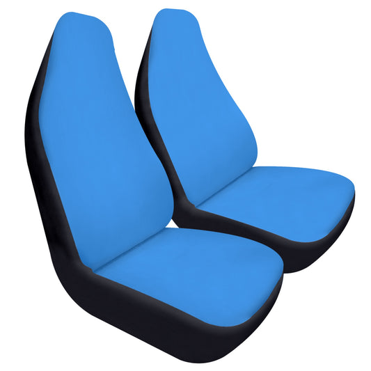 ShitHot Customizable Front Car Seat Covers - Blue