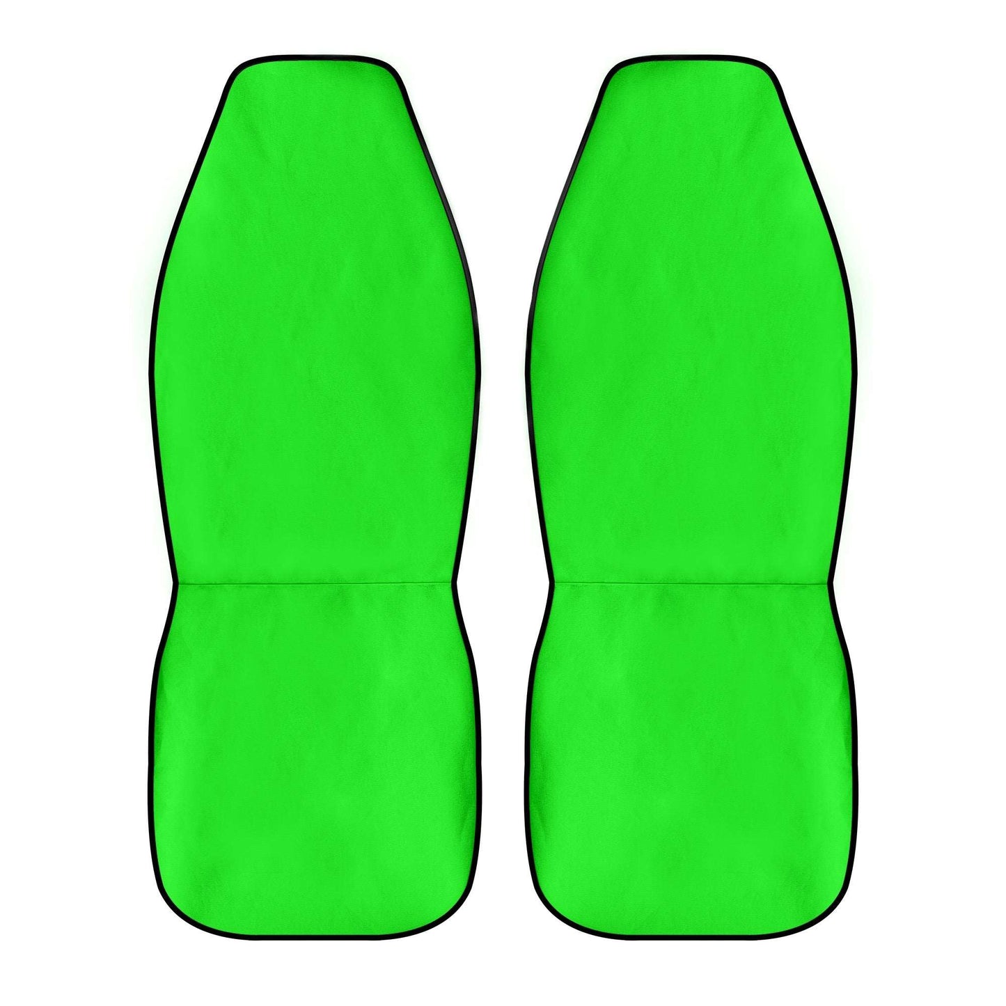 Lime Green: "ShitHot Personalized Front Car Seat Covers - Lime Green for a vibrant car interior." theshithotcompany