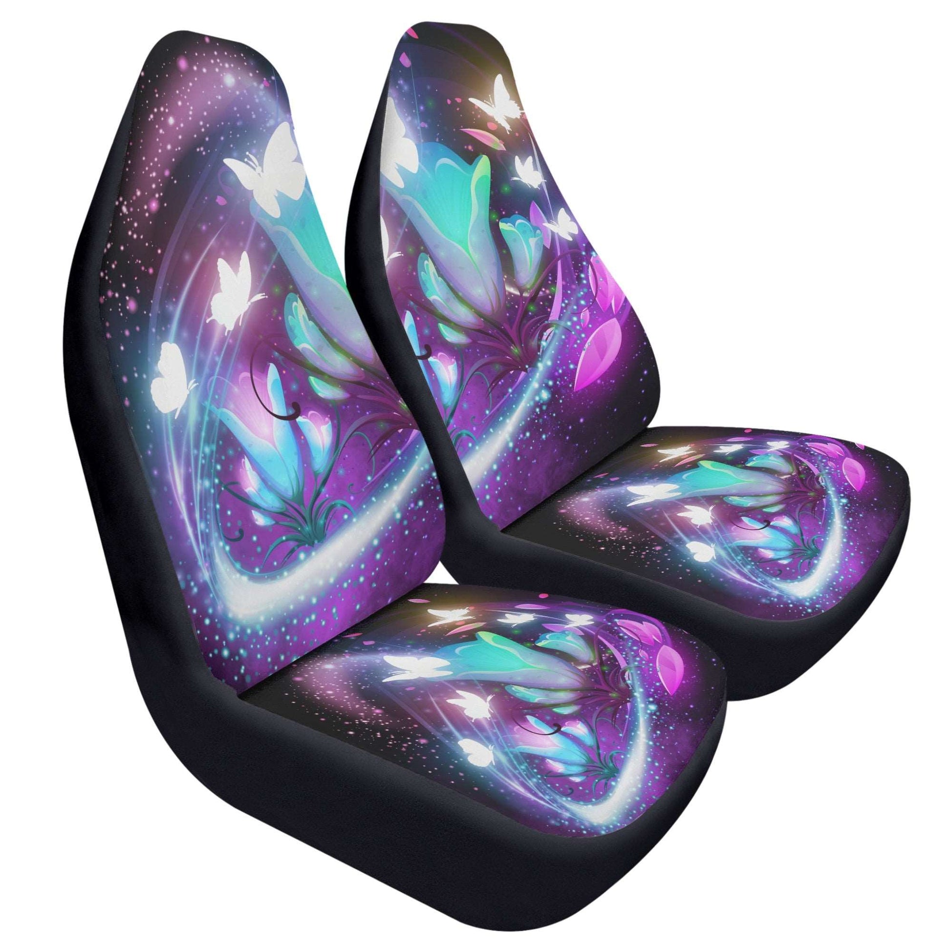 Neon Oasis: "ShitHot Personalized Front Car Seat Covers - Neon Oasis for a colorful interior." theshithotcompany