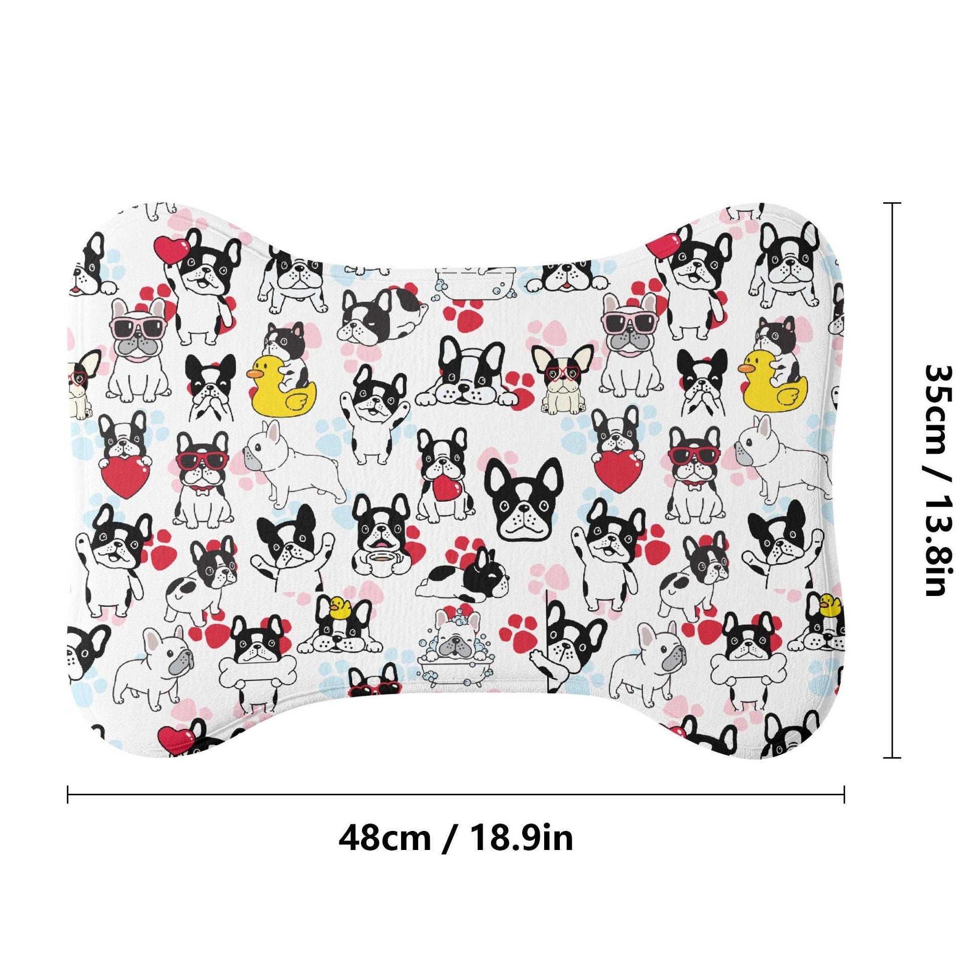 ShitHot Feeding Mat -  Frenchie Pied