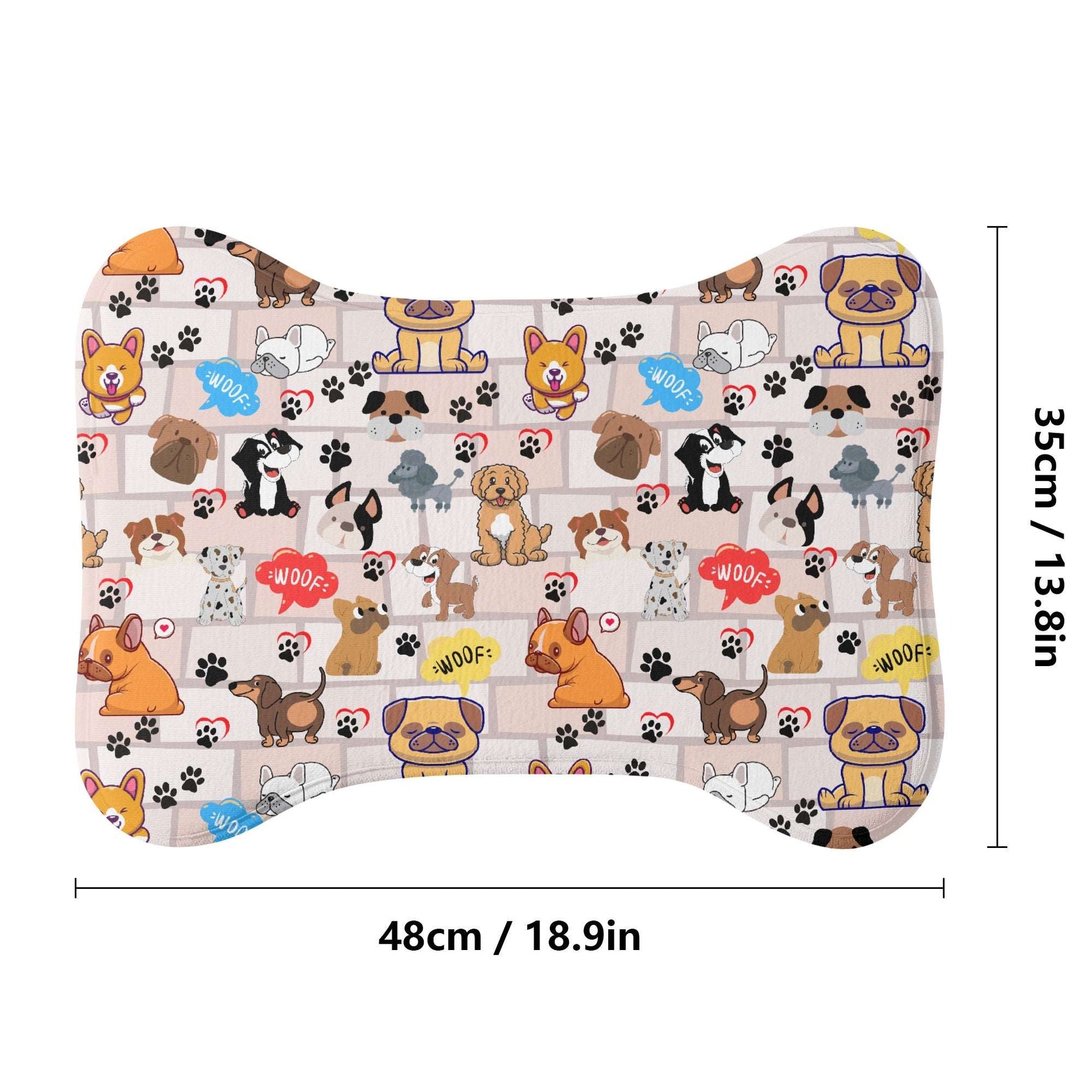 ShitHot Feeding Mat - Cute Pooch