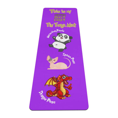 Certified ShitHot Yoga Mat 4mm  - Marauding Panda