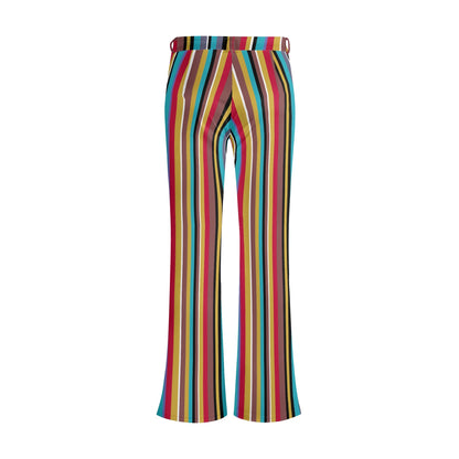 ShitHot Women's Butt Lifting Flare Pants - The Hippy Stripe