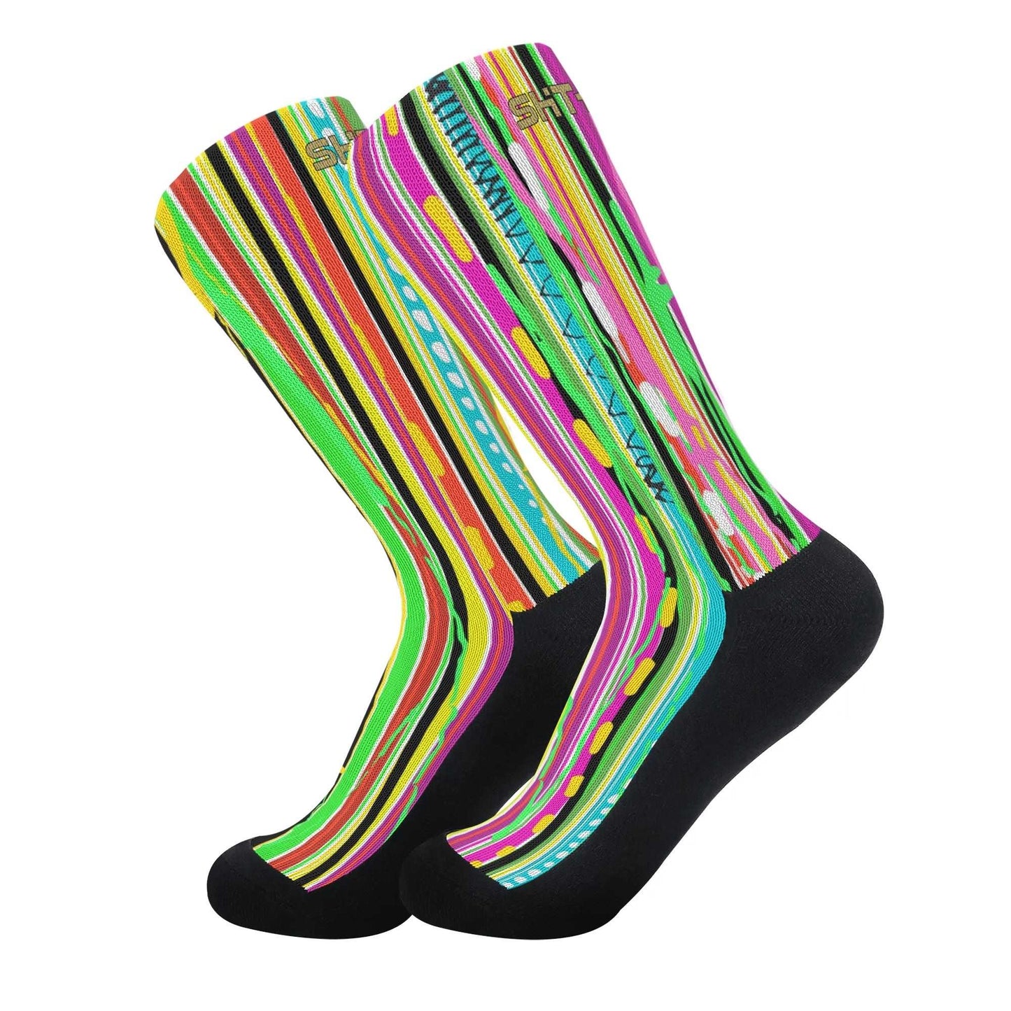 The Durable Ankle Boots - 'Candy Stripe' | ShitHot (Including Free Matching Socks)