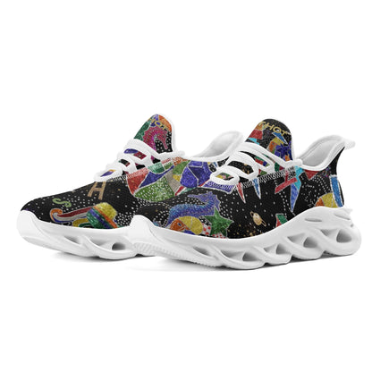 FlexpPo Air Mesh Sneakers  - 'The Jester'