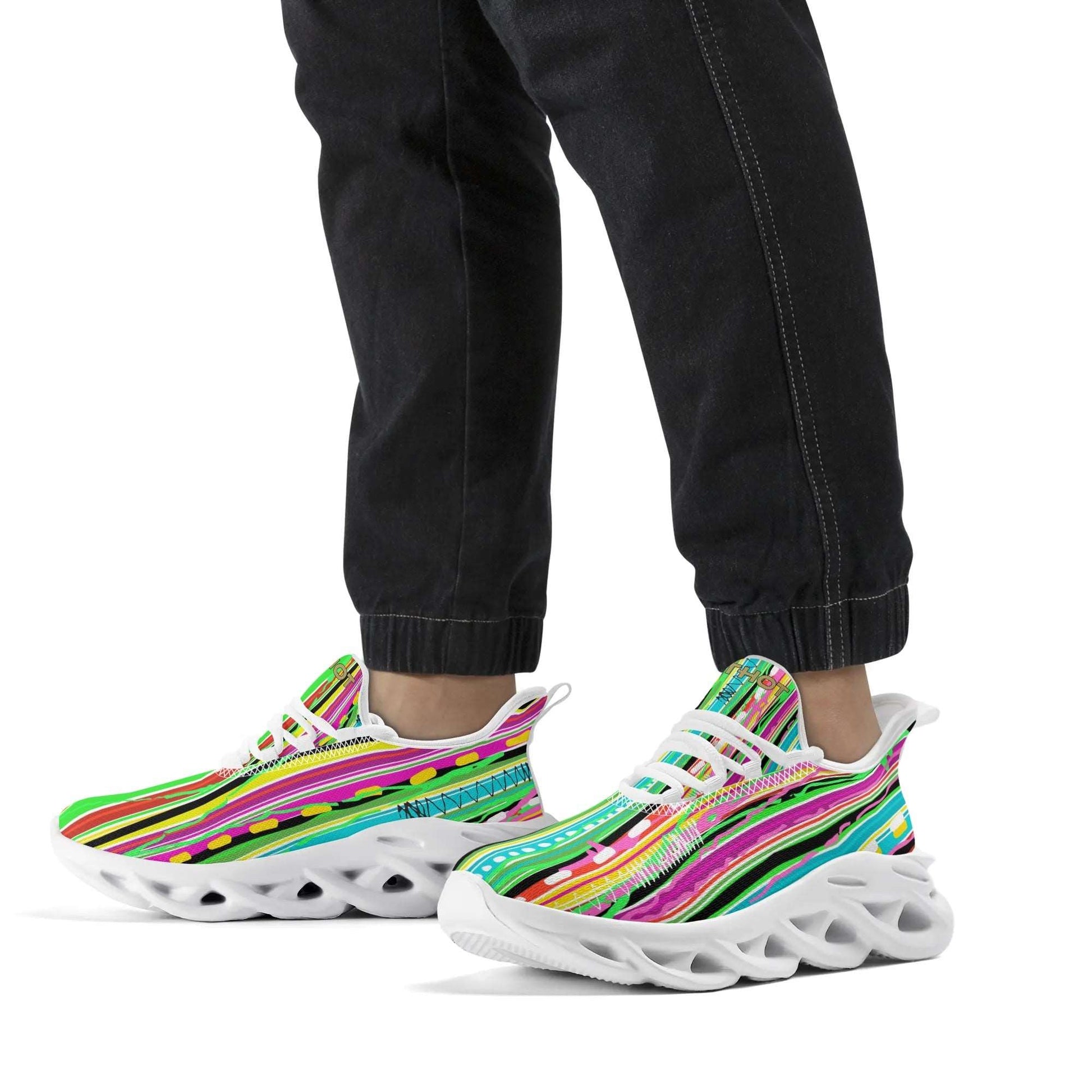 FlexpPo Air Mesh Sneakers - Candy Stripe