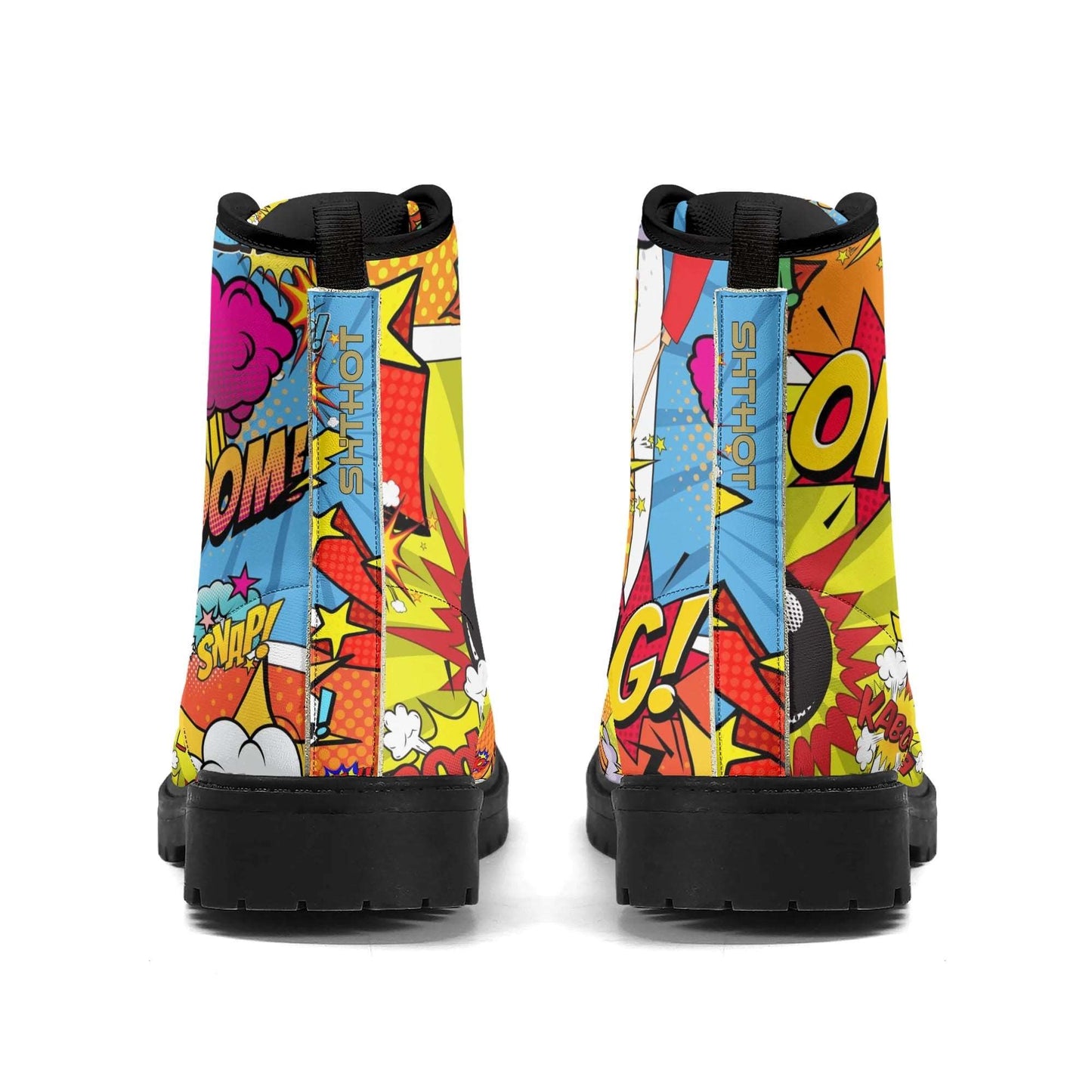 The Durable Ankle Boots - 'The Comic' | ShitHot (Including Free Matching Socks)