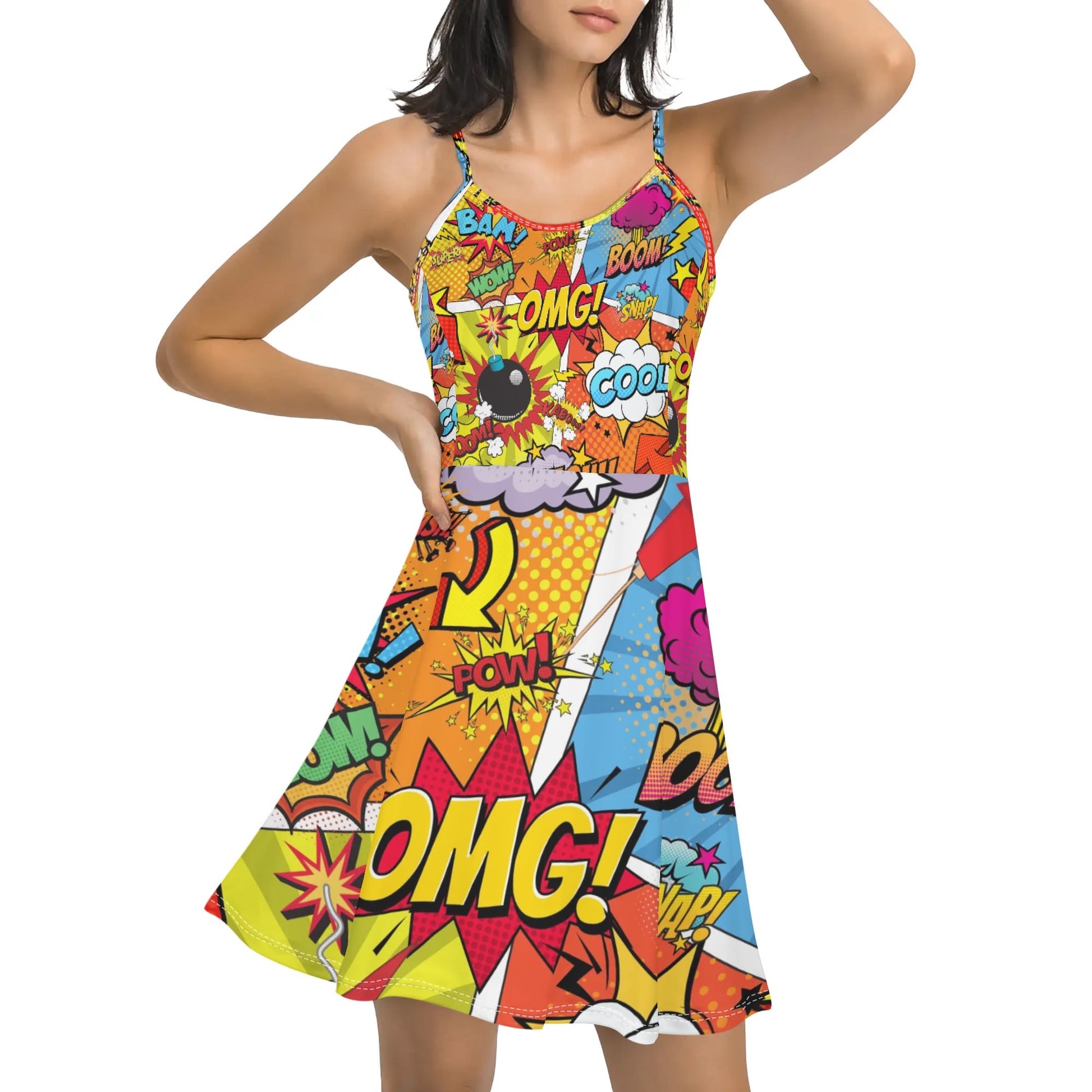 Women's ShitHot Swing Dress _ The Comic