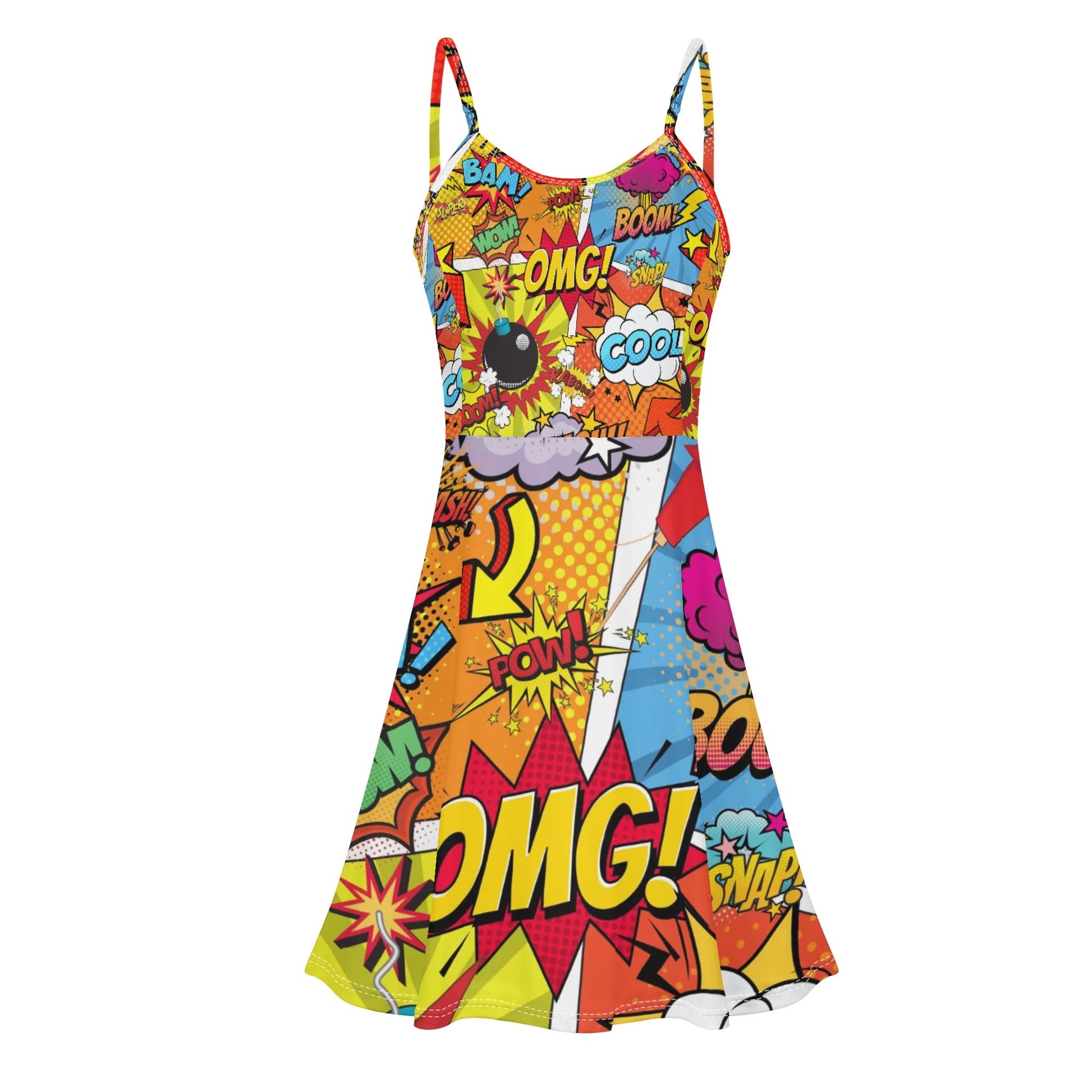 Women's ShitHot Swing Dress - The Comic