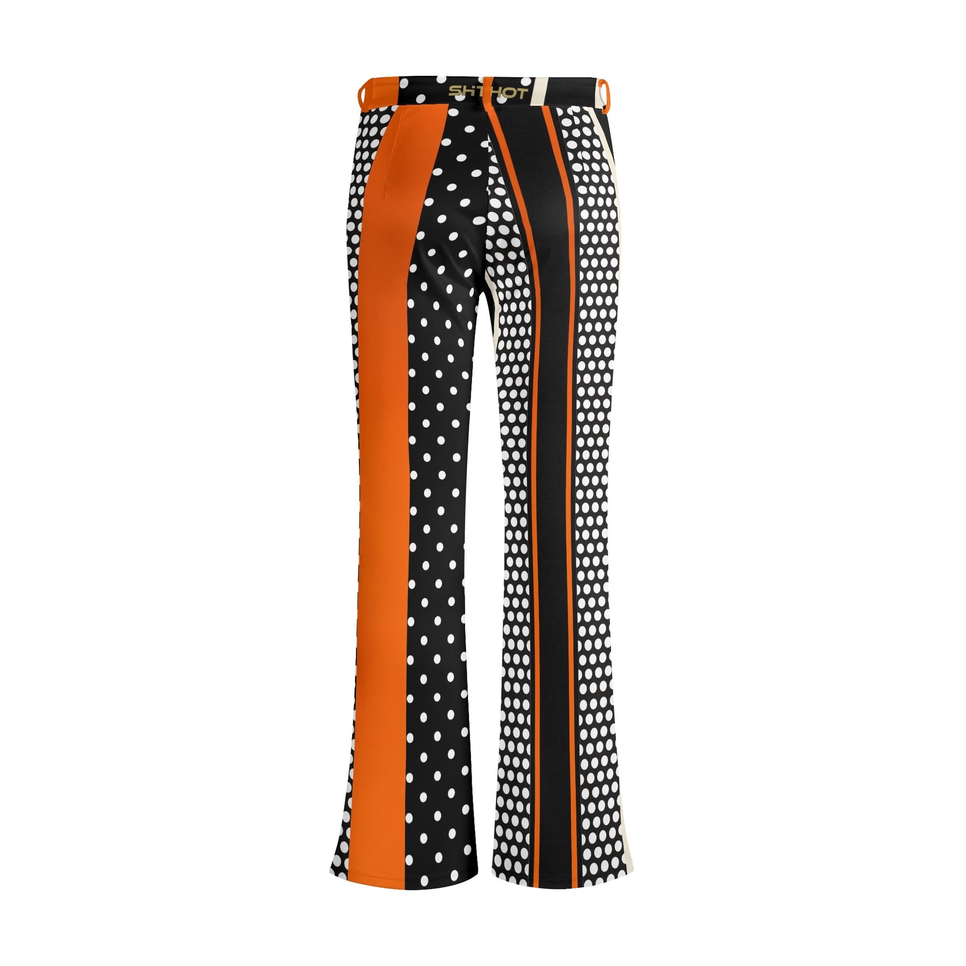 ShitHot Women's Butt Lifting Flare Pants - Polkadot Sunset