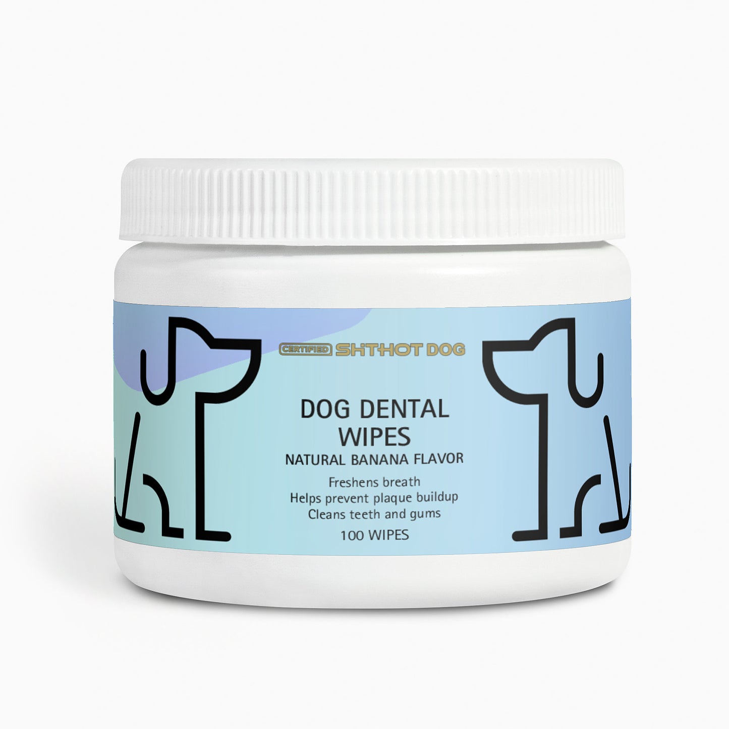 Certified ShitHot Alcohol Free Dog Dental Wipes