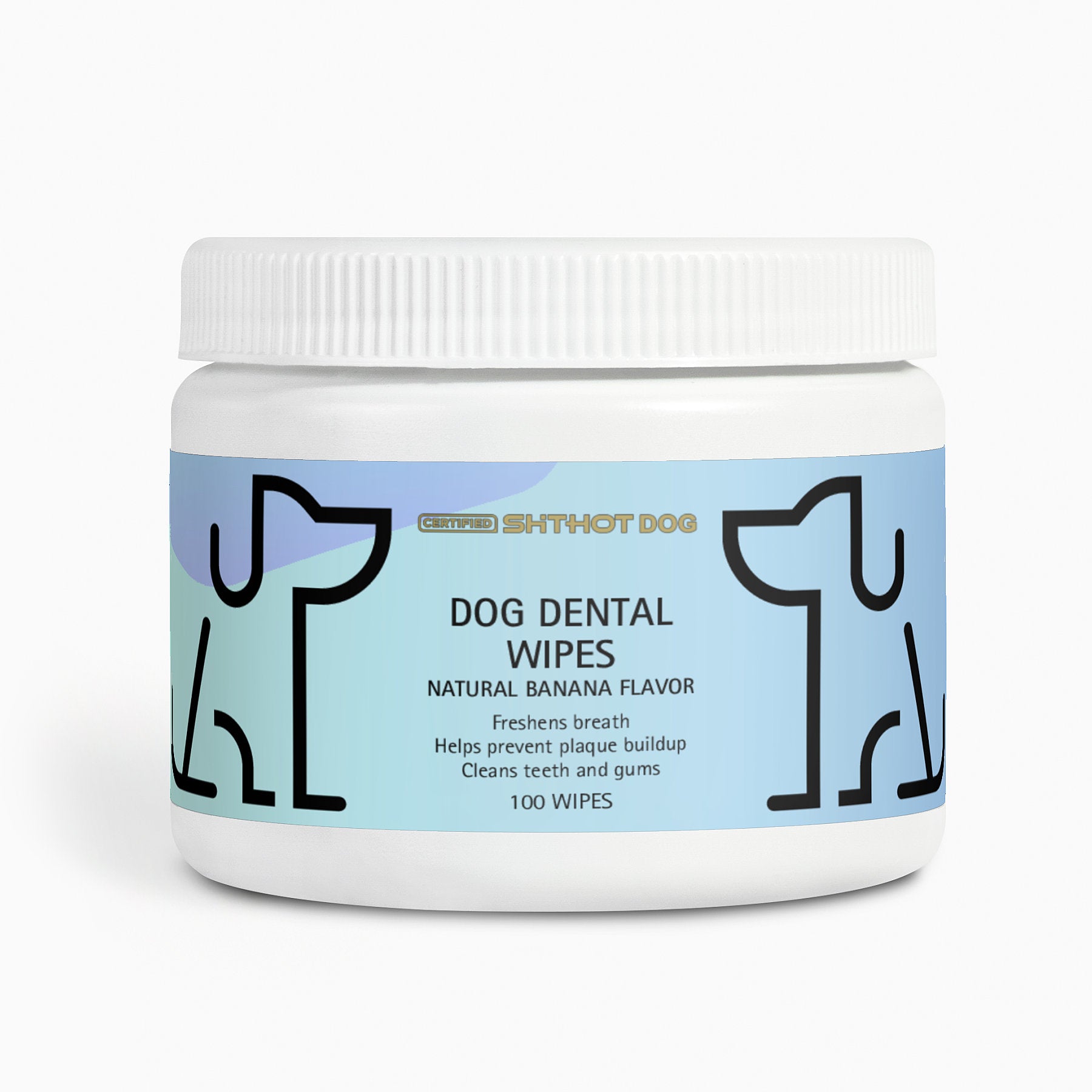 Certified ShitHot Alcohol Free Dog Dental Wipes