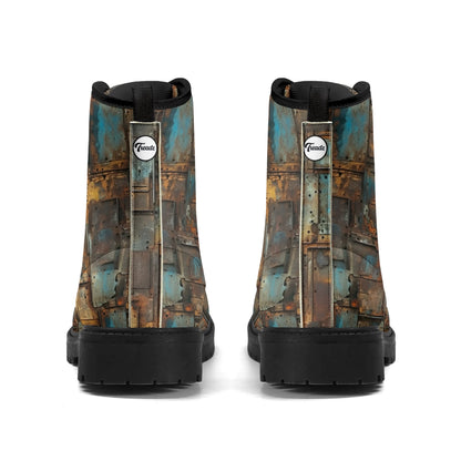 Treadz Signature Boots - Full Metal showcasing oxidized design, ideal for edgy fashion by ShitHot.