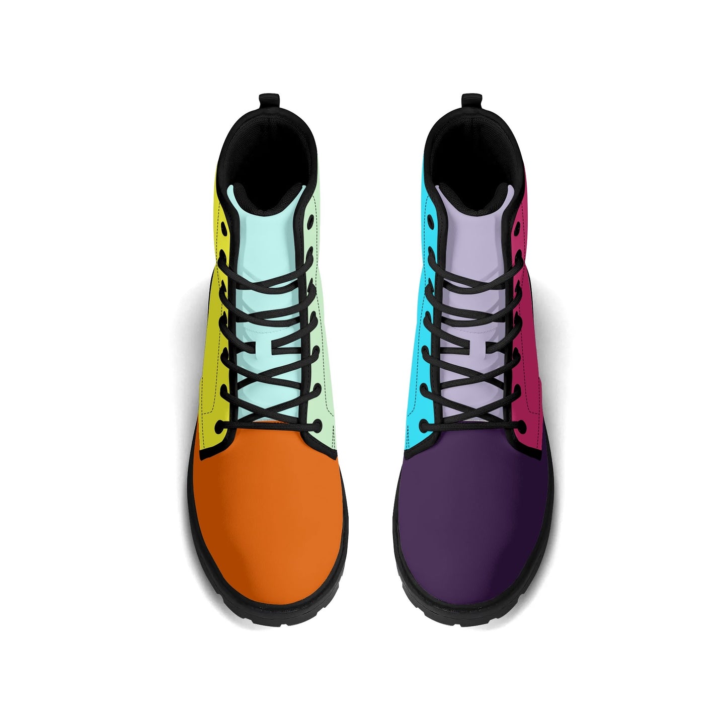 Treadz Signature Boots - LolliPop showcasing vibrant panel colors for a fun addition to any outfit by ShitHot.