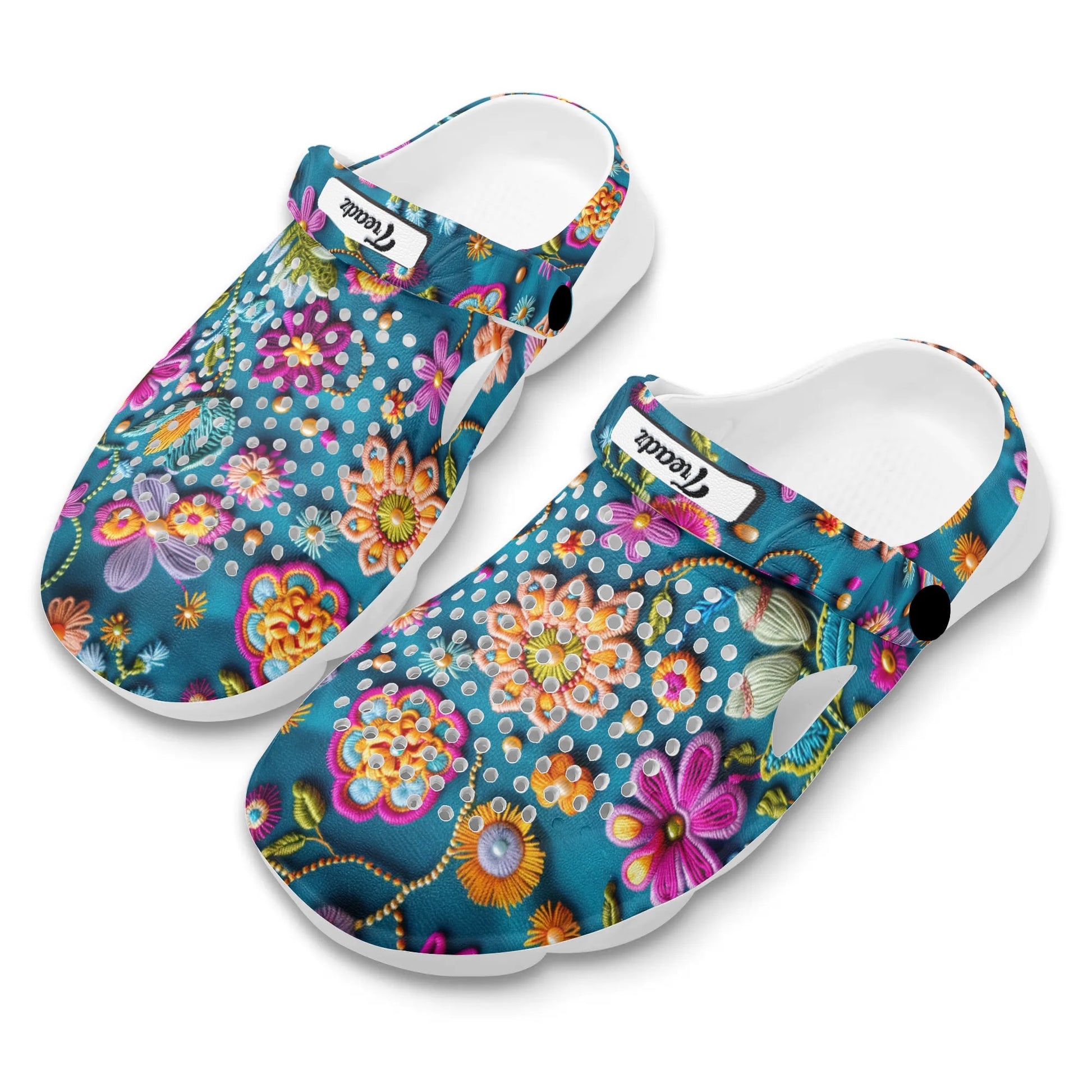  Treadz Clogs - Petal Pop by ShitHot
   "Colorful flower print clogs, designed for comfort with breathable EVA material, perfect for long wear."