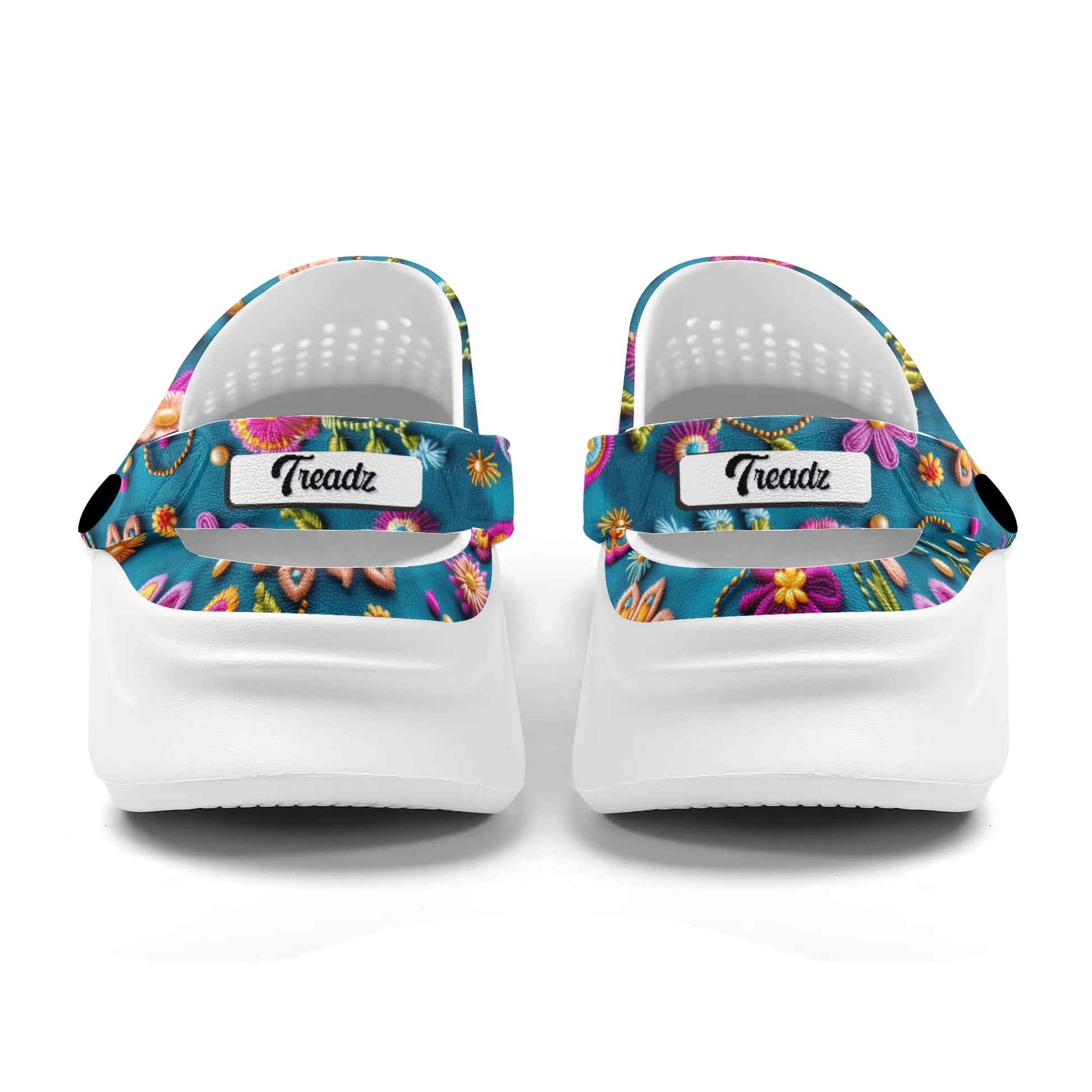 Treadz Clogs - Petal Pop by ShitHot
"Colorful flower print clogs, designed for comfort with breathable EVA material, perfect for long wear."