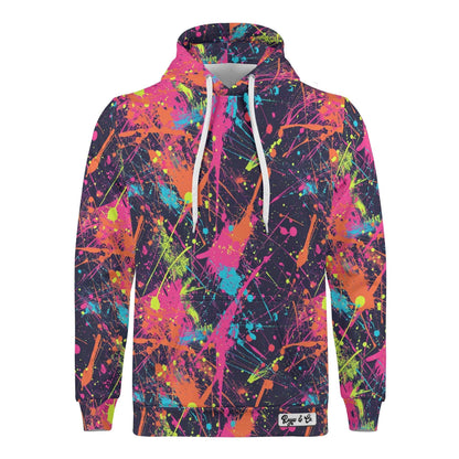 Rogue & Co Paint Splat Hoodie sweatshirt with vibrant splat design for stylish comfort and durability.. theshithotcompany