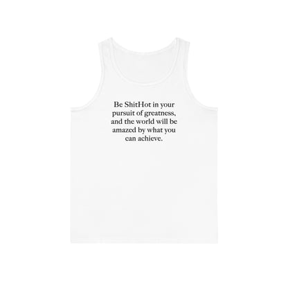 ShitHot Men's Inspirational Tank Top Pursuit Of Greatness