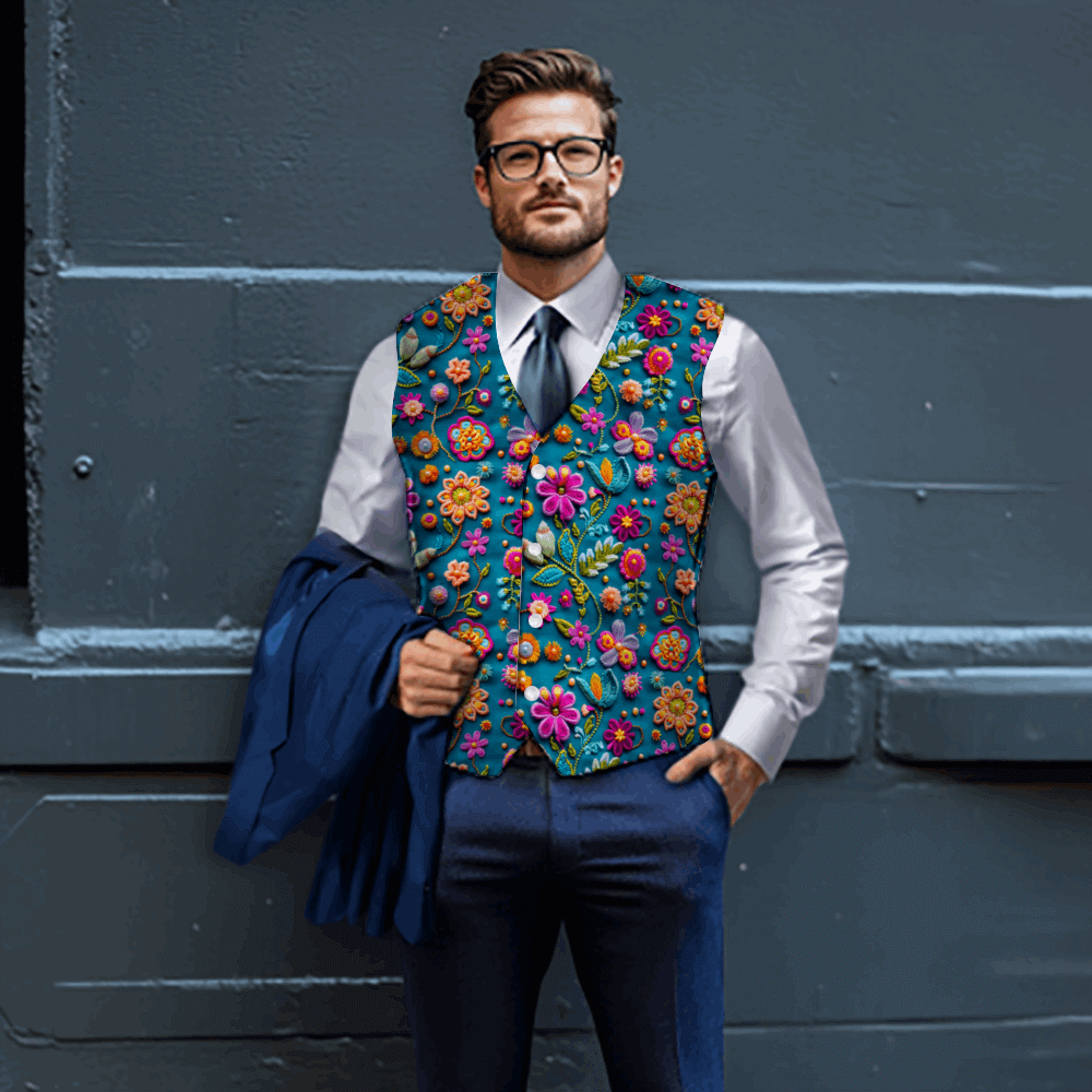 Stylish and breathable, this men's waistcoat offers all-day comfort and can be dressed up or down for various occasions. theshithotcompany