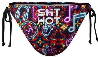 ShitHot Women's Plus Size Bikini - Air Jam Neon Red @theshithotcompany