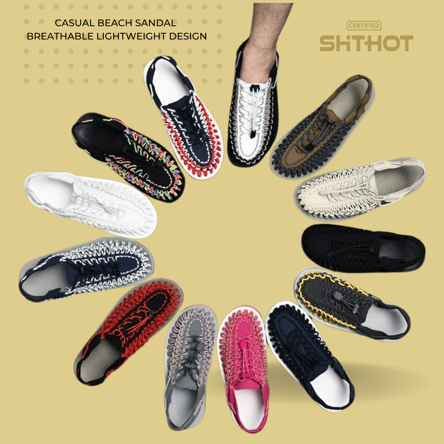 Certified ShitHot Handmade Sandals - Range