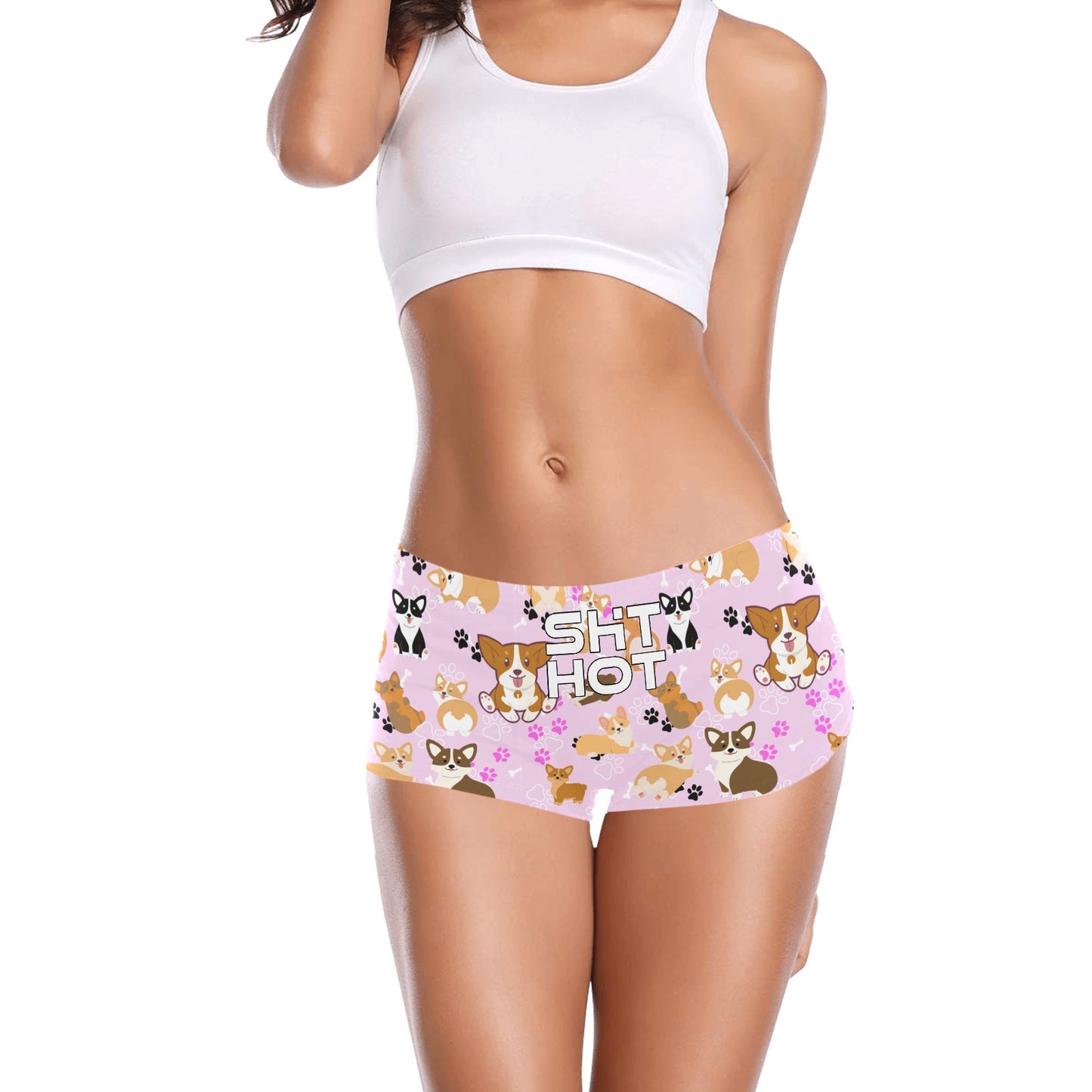 ShitHot Women's Hipster Briefs - Corgi Love