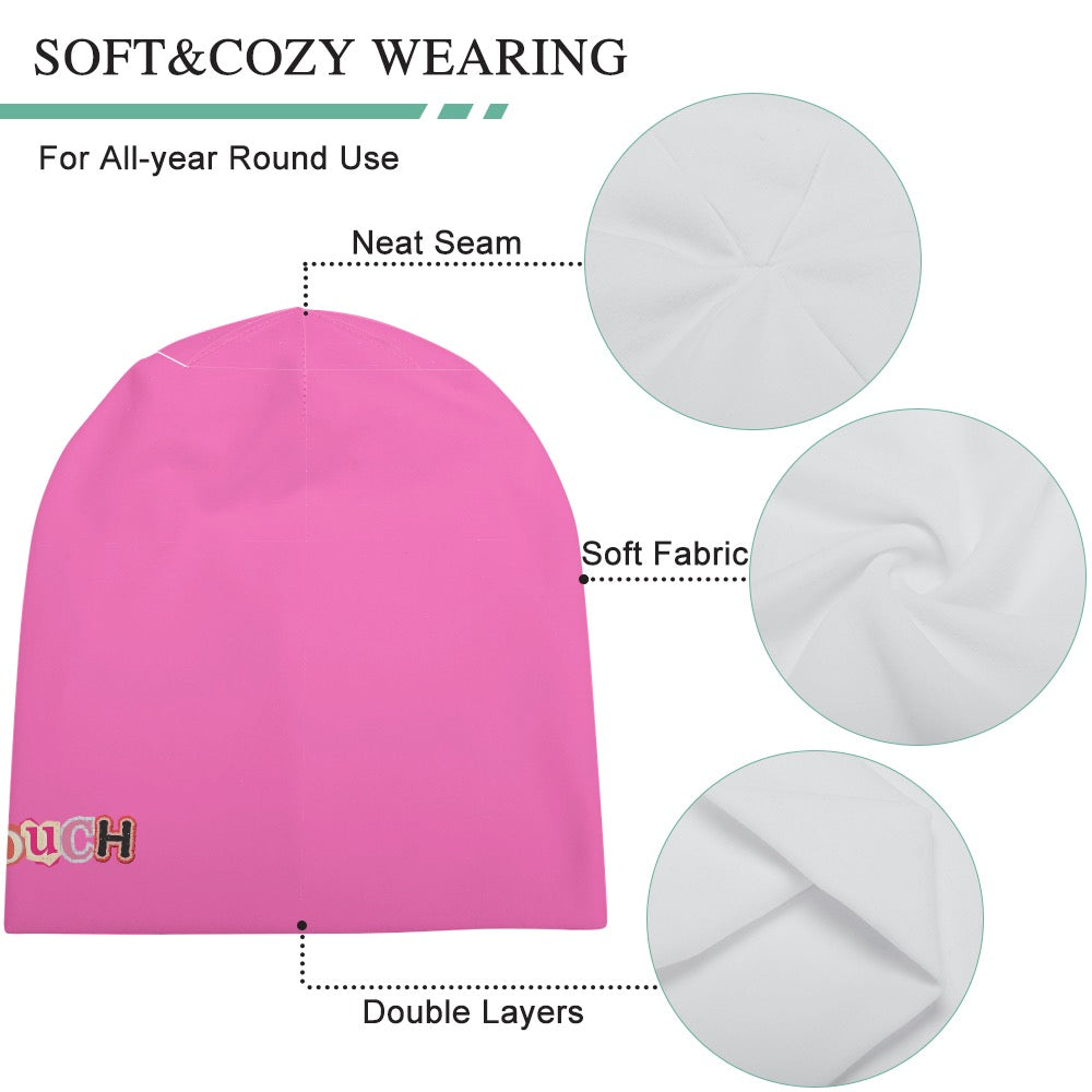 The Slouch Beanie - Pink - theshithotcompany