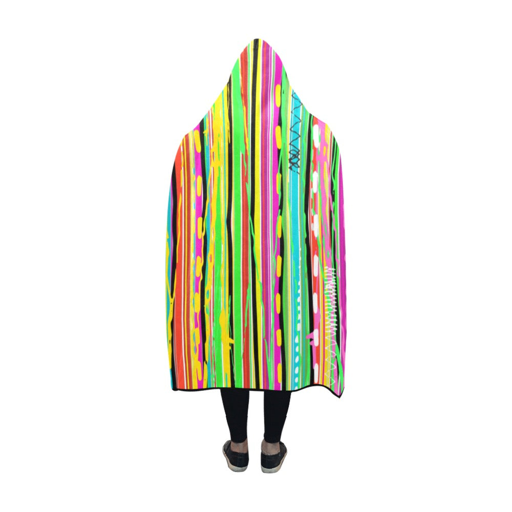 The Cozy Hoodie Blanket - Candy Stripe | ShitHot