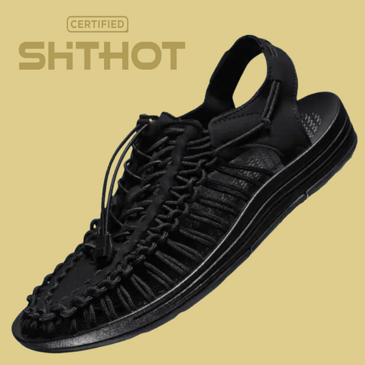 Certified ShitHot Handmade Sandals - Black