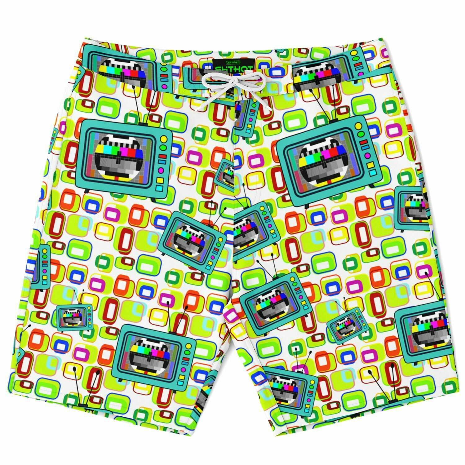 ShitHot Men's Board Shorts - Retro Vision