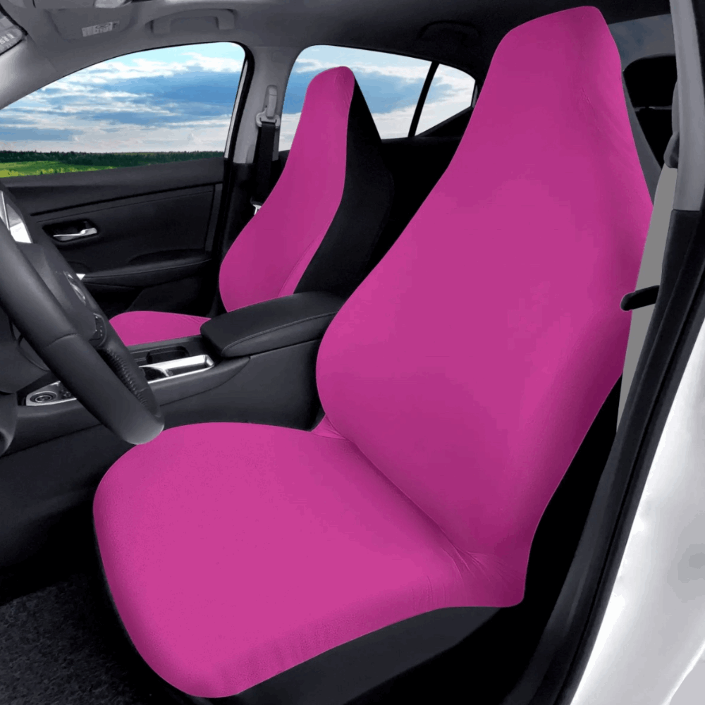 ShitHot Customizable Front Car Seat Covers - Magenta