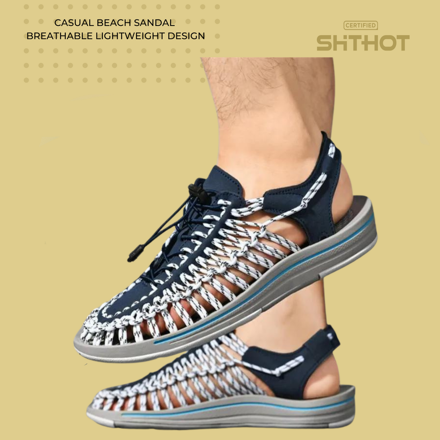 Certified ShitHot Handmade Sandals - Wave Weaver