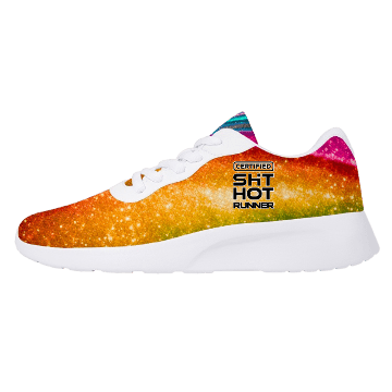 ShitHot Glitter Rainbow Air Mesh Customizable Running Shoes - theshithotcompany