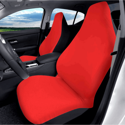 Fast Red: "ShitHot Personalized Front Car Seat Covers - Fast Red for a sporty car look." theshithotcompany