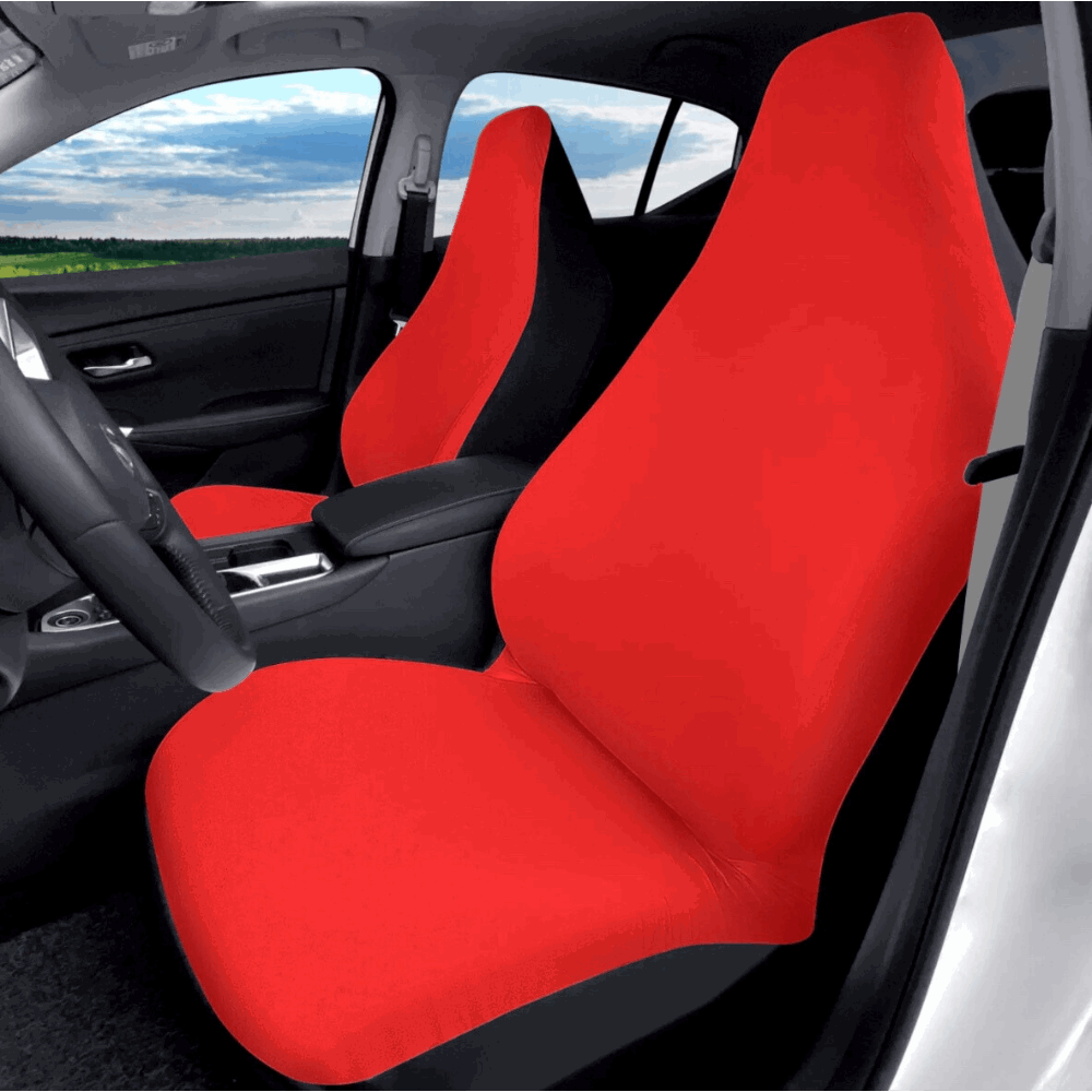 Fast Red: "ShitHot Personalized Front Car Seat Covers - Fast Red for a sporty car look." theshithotcompany