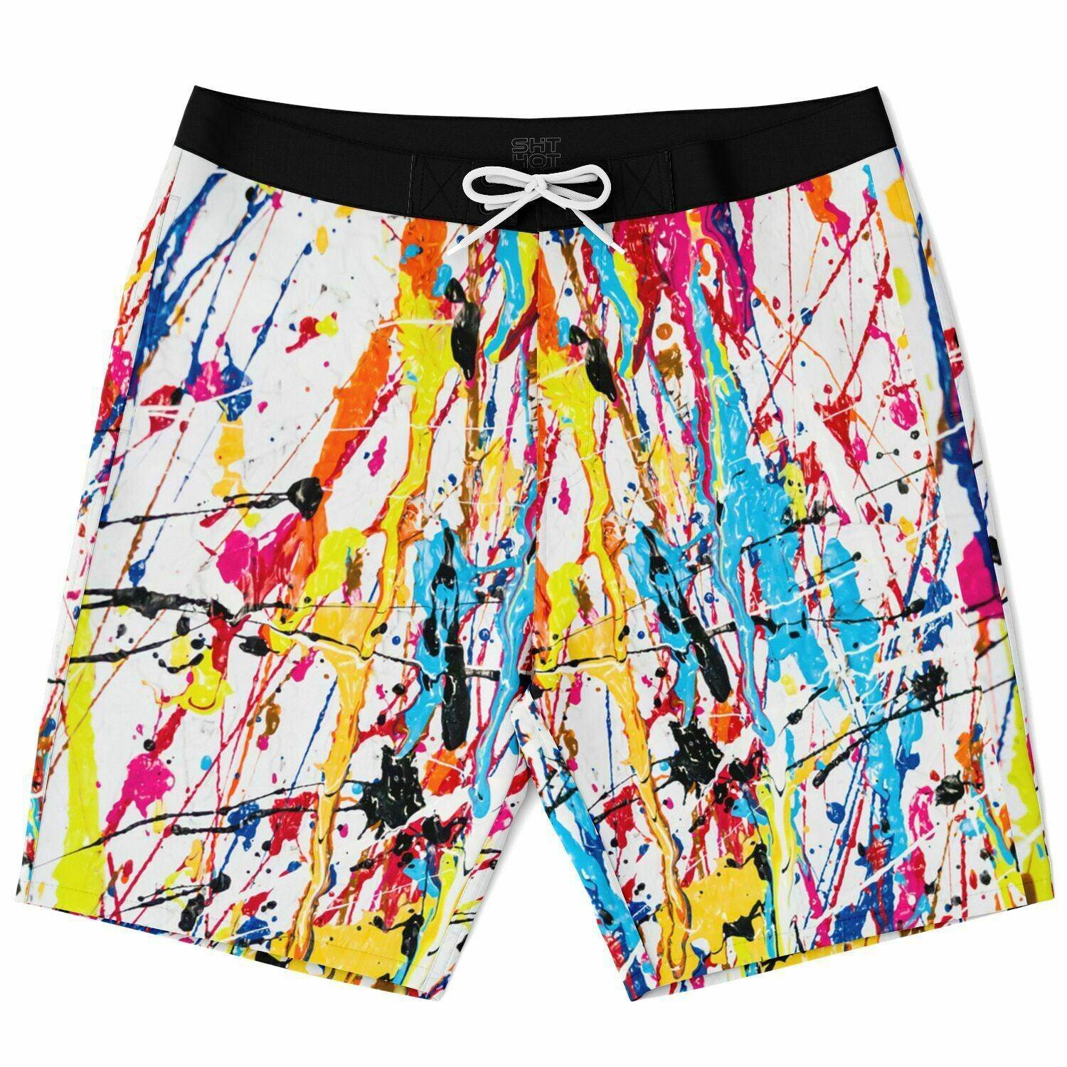 RipTide Customizable Board Shorts - 'The Artist' - theshithotcompany