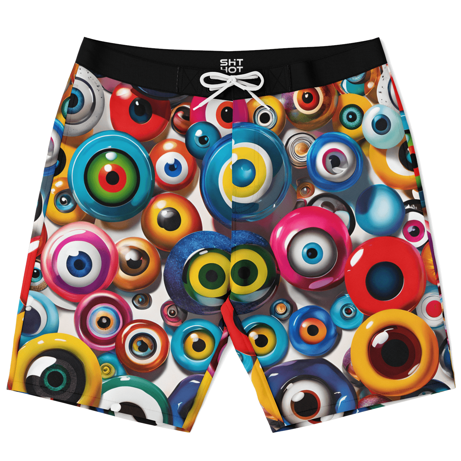 ShitHot Men's Eyeball Customizable Board Shorts - theshithotcompany